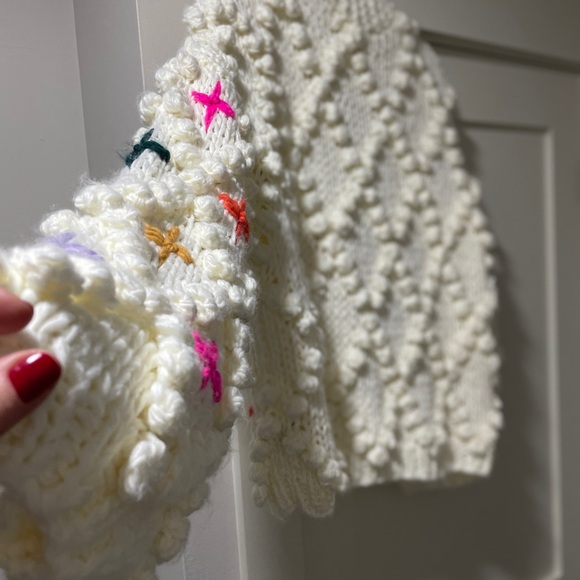 Anthropologie Rare In Things Bauble Chunky Knit Cardigan NWOT - Picture 10 of 14